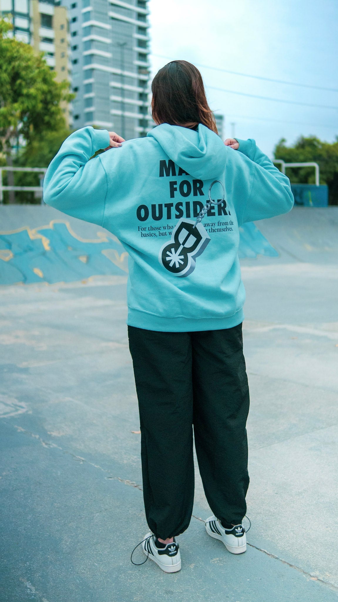 Casaco Moletom Heavy Oversized Made For Outsiders