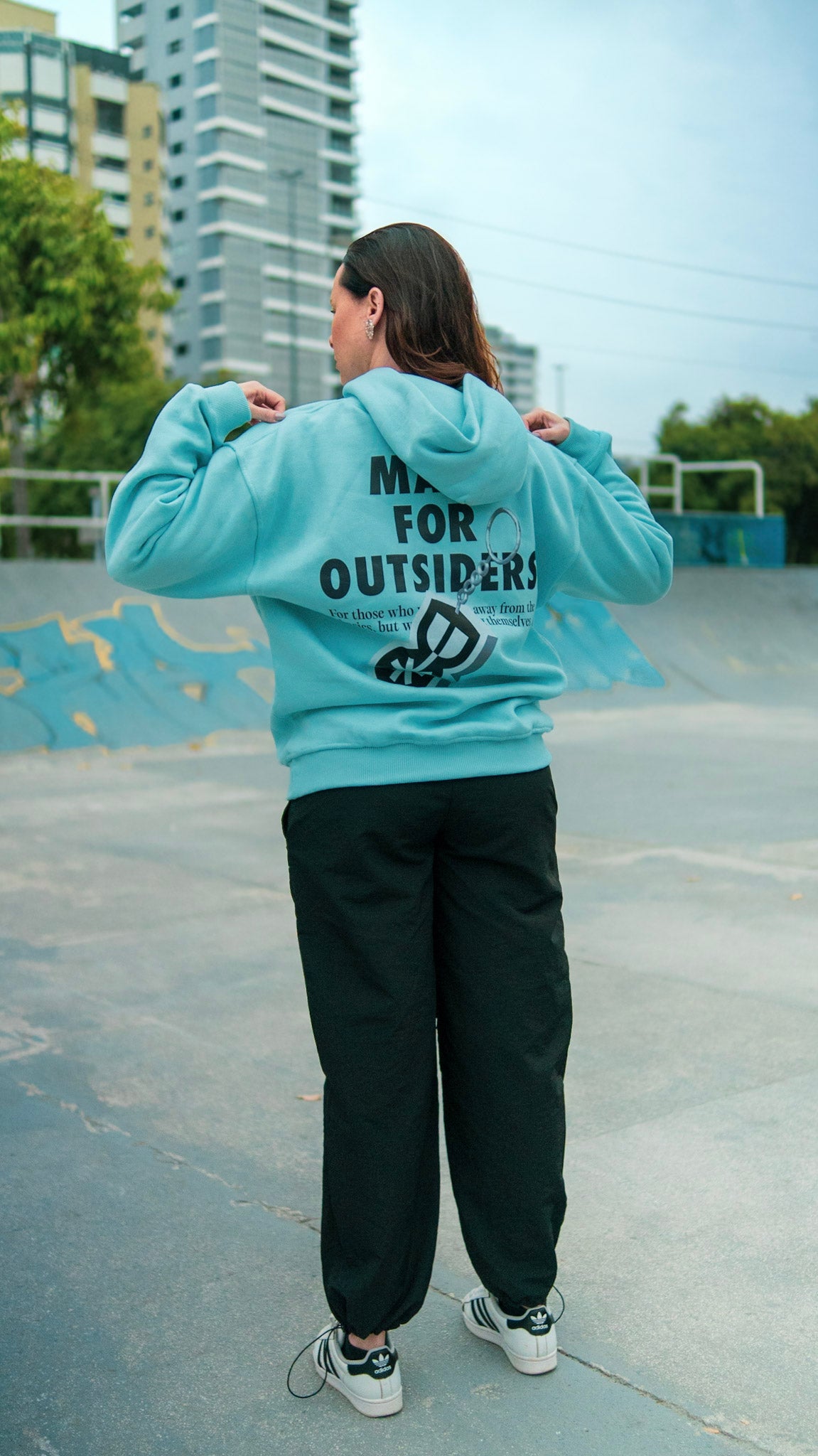 Casaco Moletom Heavy Oversized Made For Outsiders