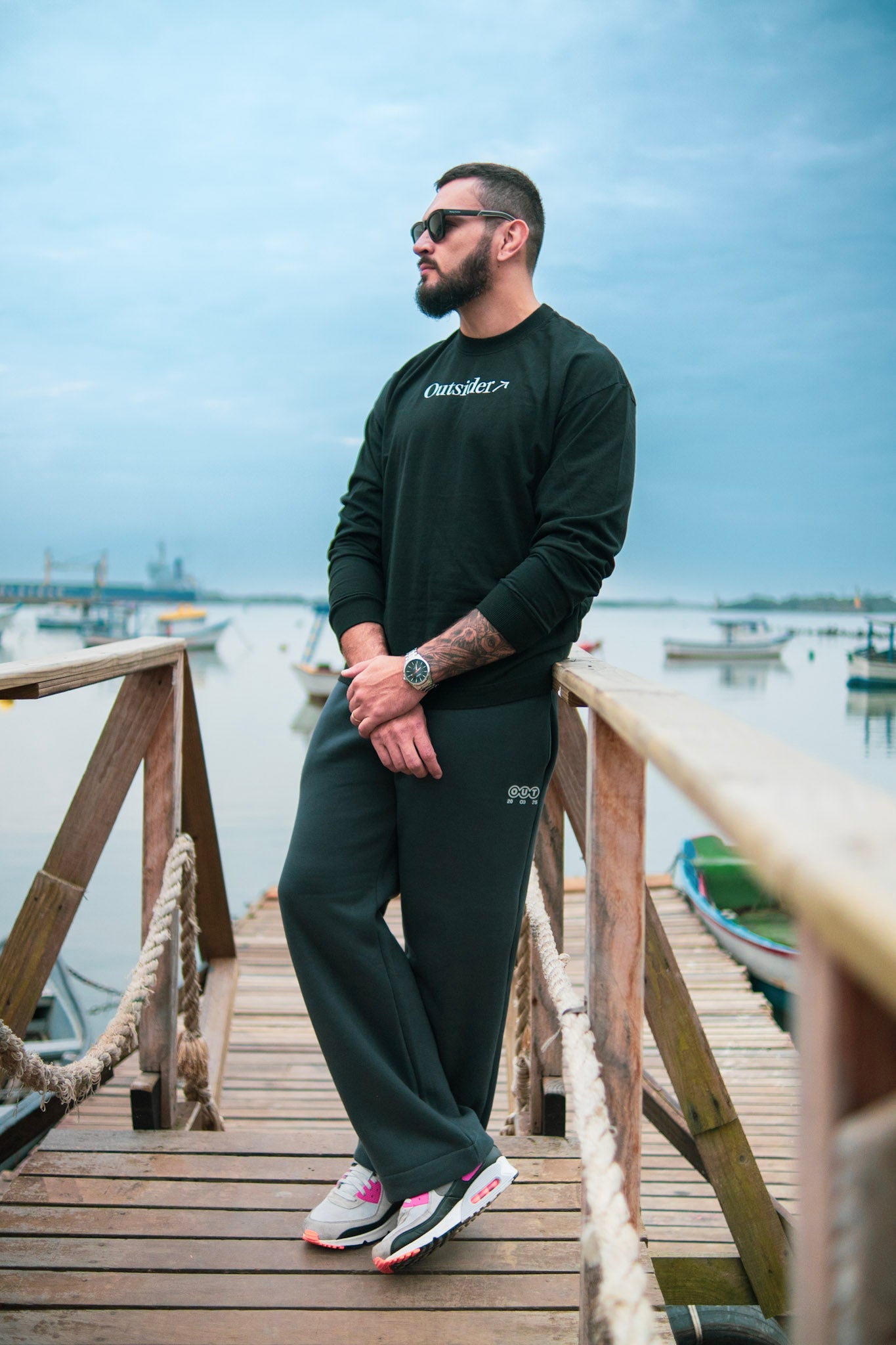 Calça Moletom Heavy Oversized Essentials Out