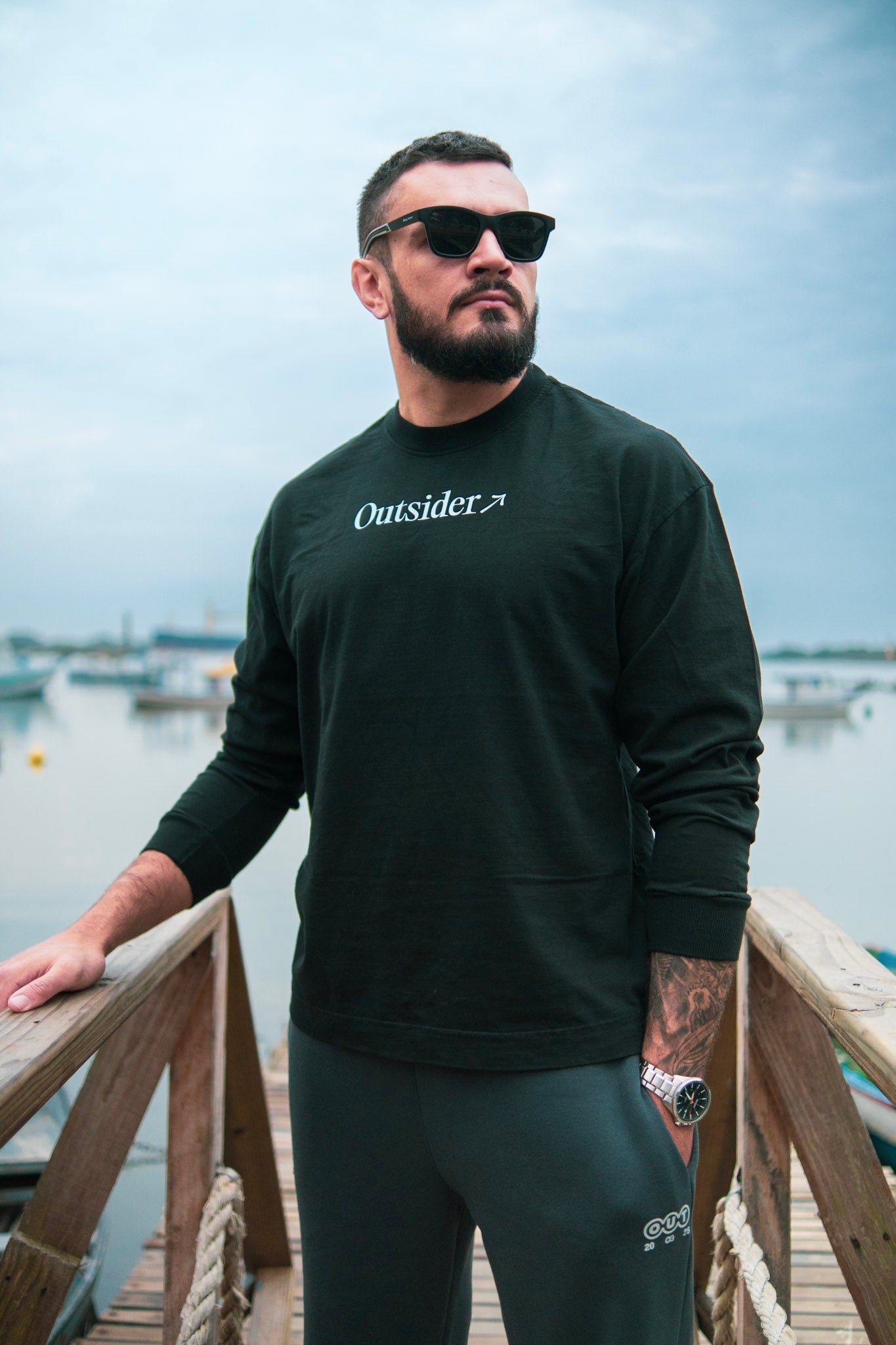 Camiseta Manga Longa Heavy Oversized Outsider | Zero Encolhimento