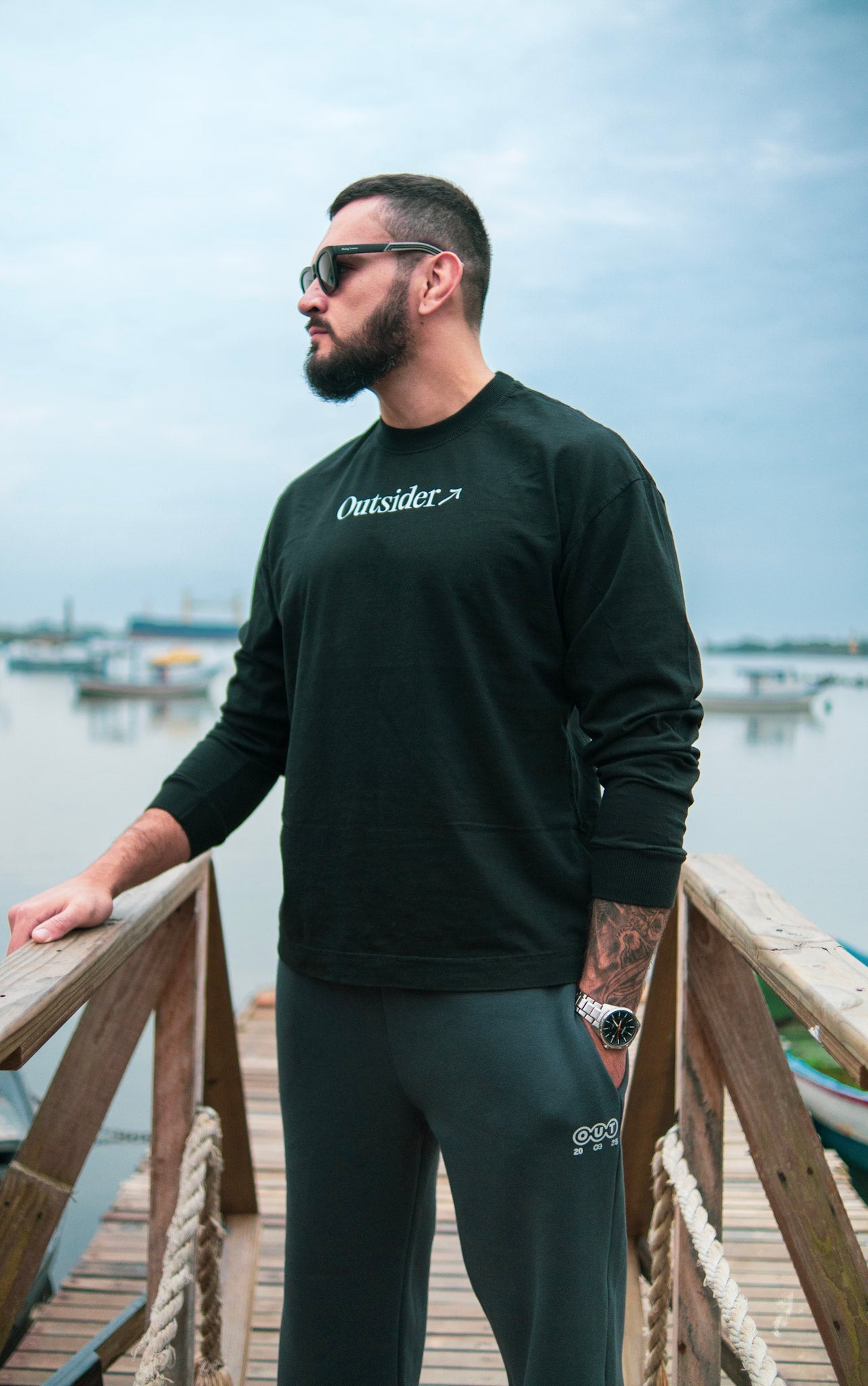 Camiseta Manga Longa Heavy Oversized Outsider | Zero Encolhimento