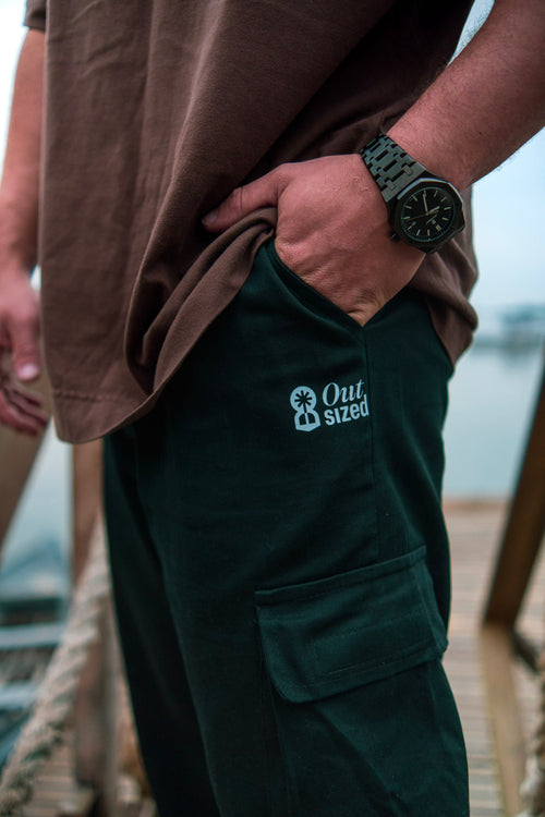 Calça Cargo Essentials | Bolso lateral e ajuste de punho