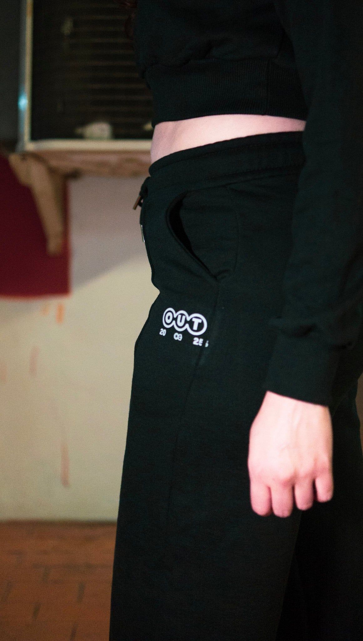 Calça Moletom Streetwear Feminina Essentials