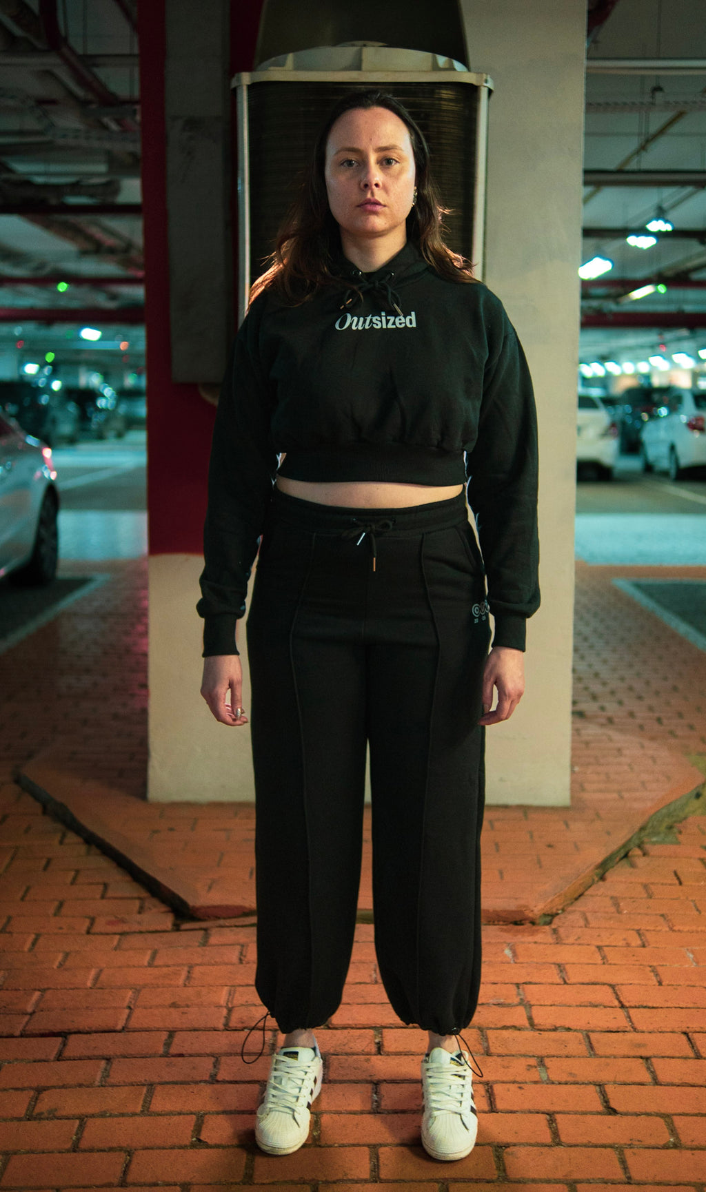 Cropped Moletom Streetwear Essentials Outsized