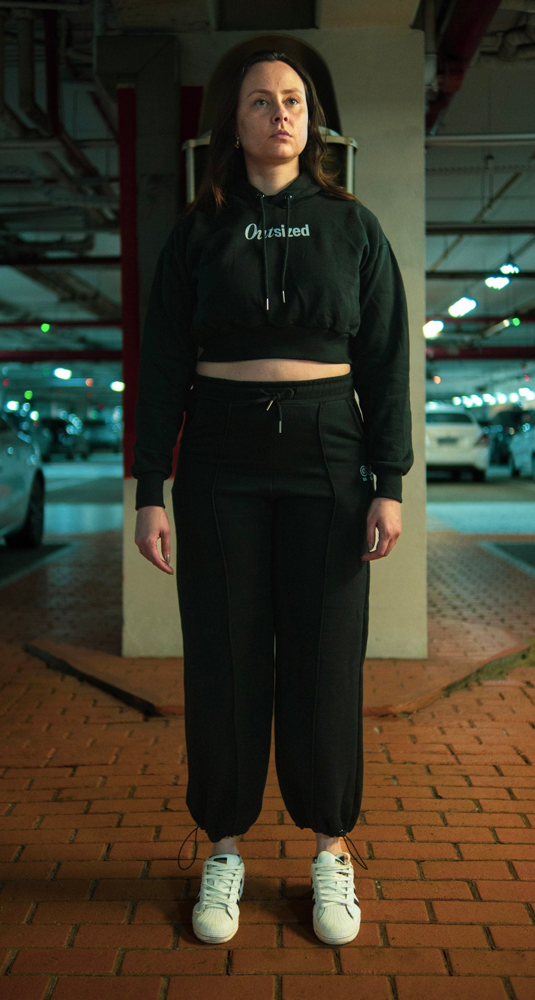 Cropped Moletom Streetwear Essentials Outsized