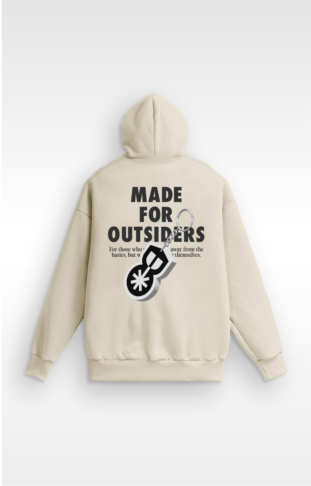 Casaco Moletom Heavy Oversized Made For Outsiders