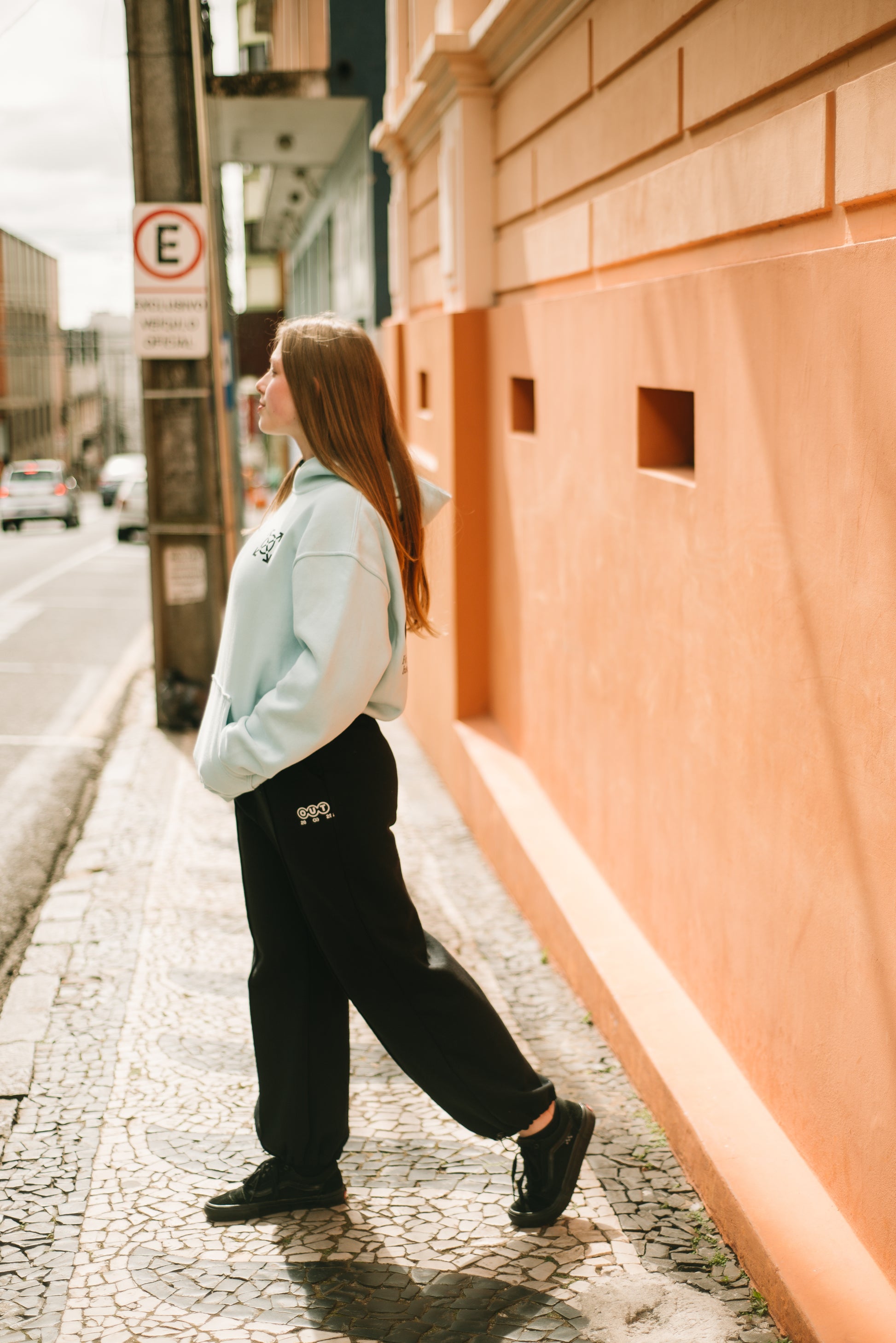 Calça Moletom Streetwear Feminina Essentials