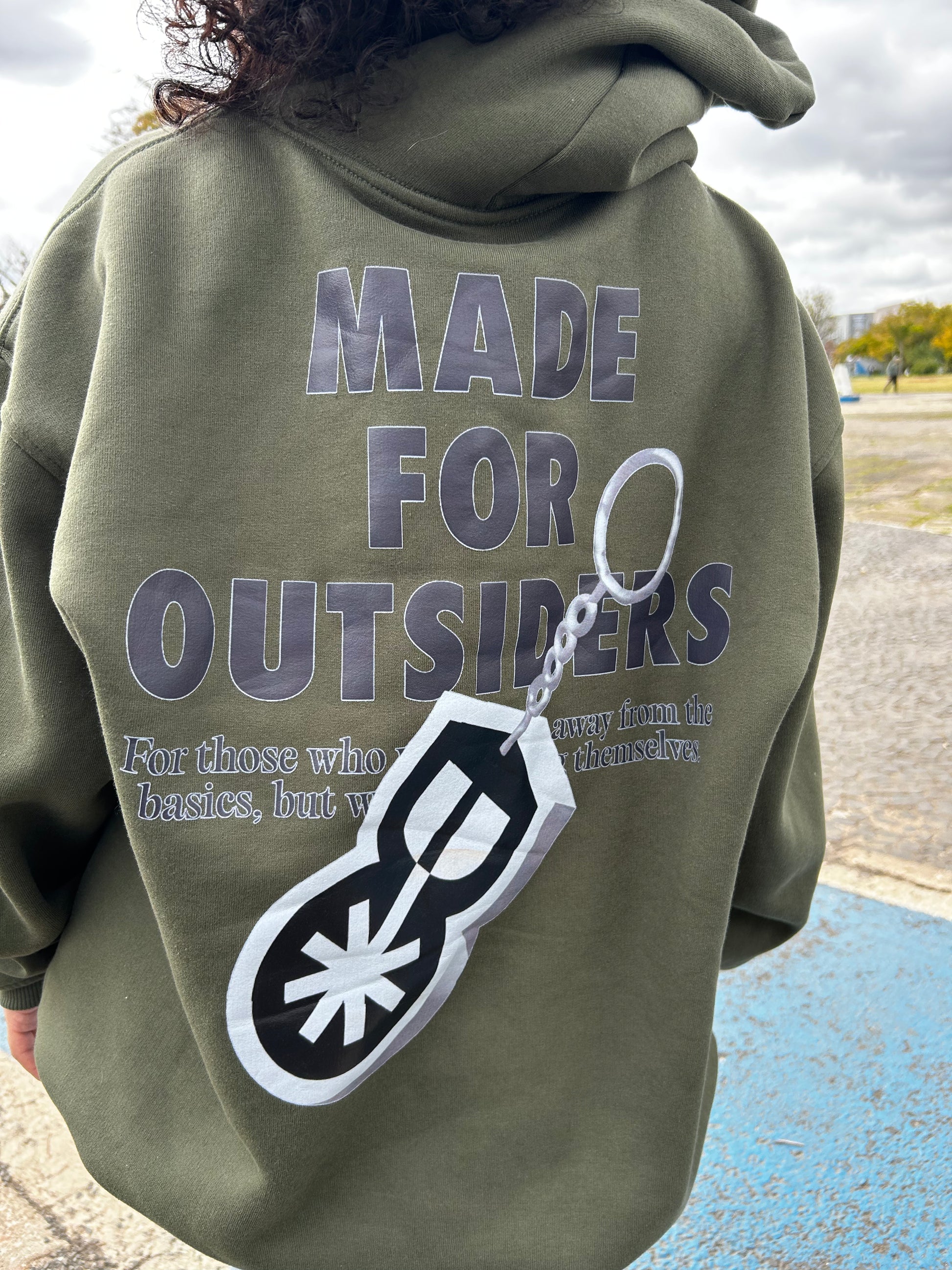 Casaco Moletom Heavy Oversized Made For Outsiders