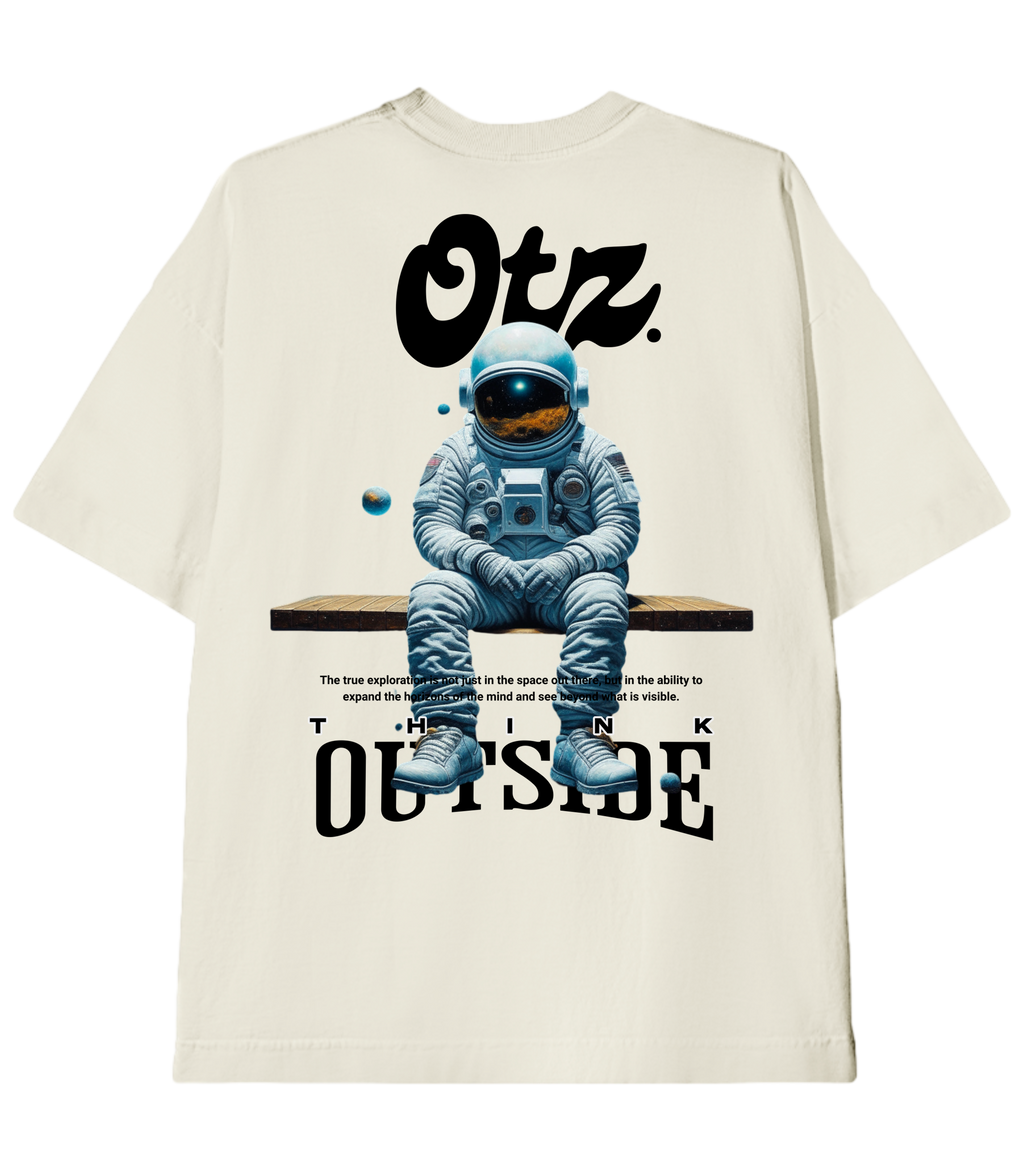 Camiseta Heavy Oversized Think Outside | Old Outsized