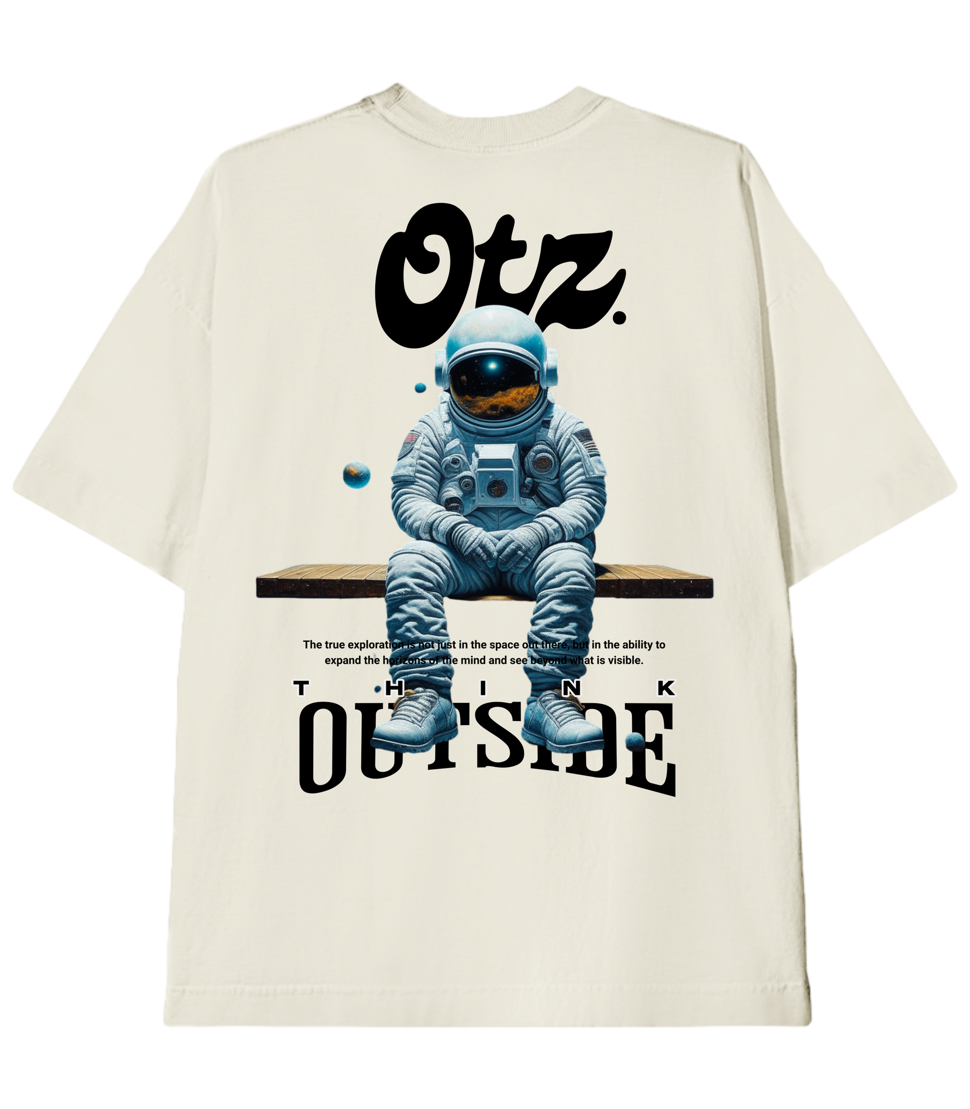 Camiseta Heavy Oversized Think Outside | Old Outsized