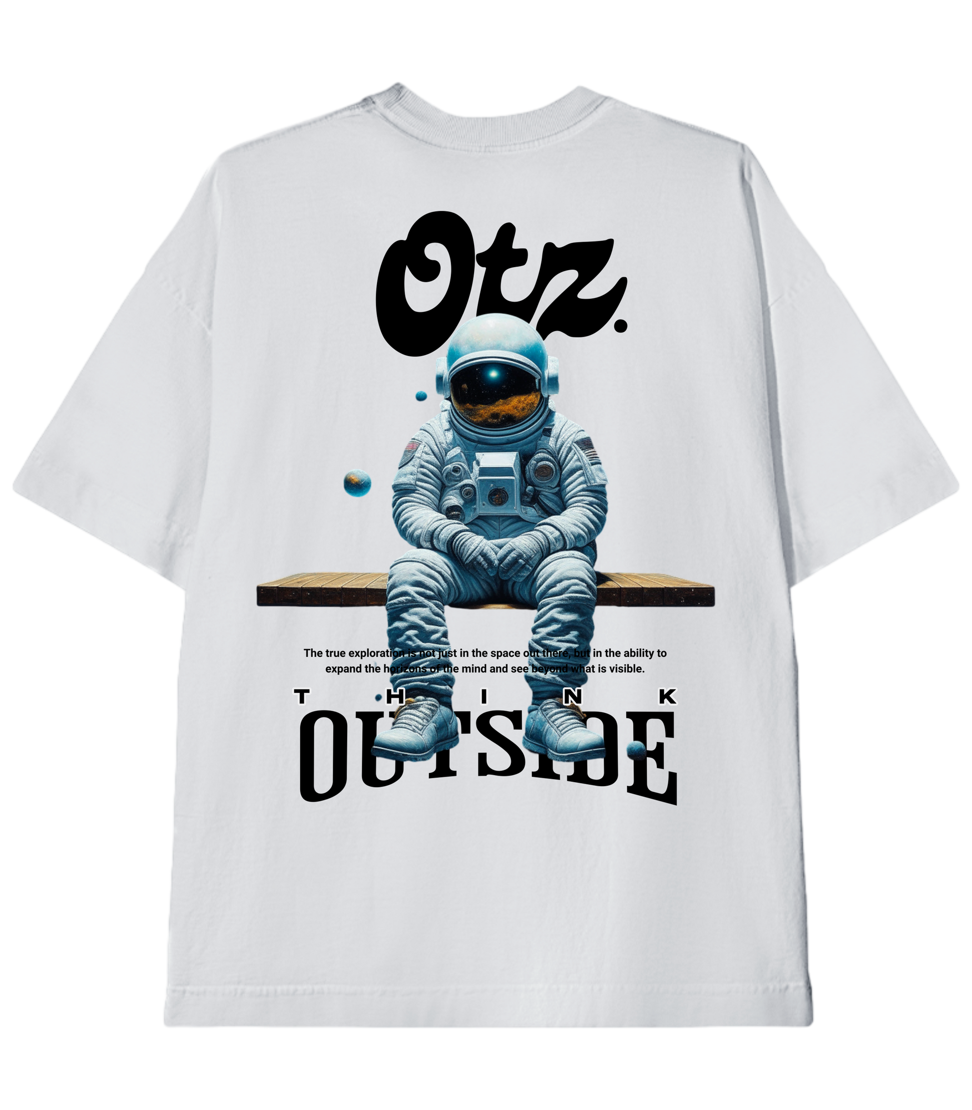 Camiseta Heavy Oversized Think Outside | Old Outsized