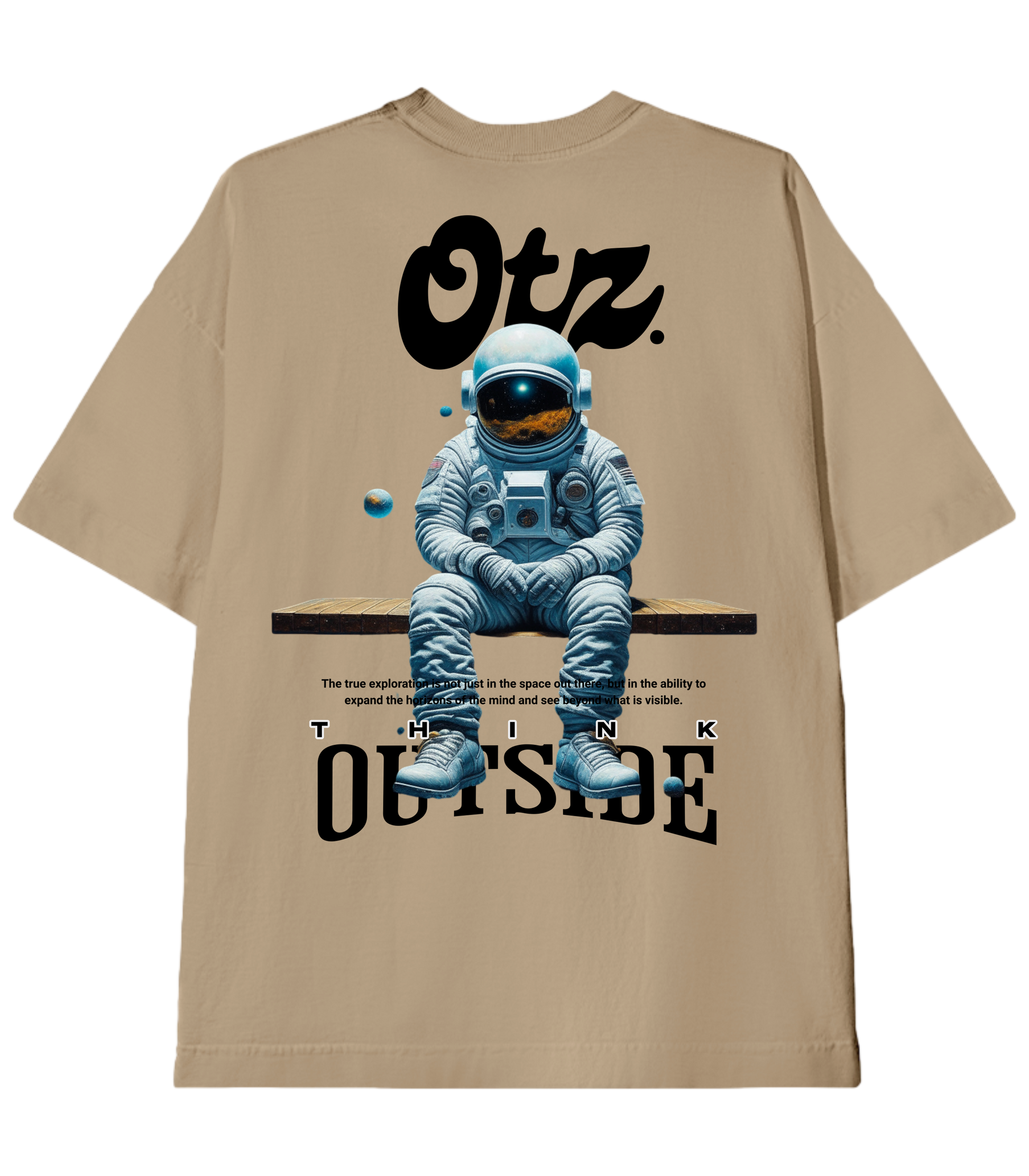 Camiseta Heavy Oversized Think Outside | Old Outsized