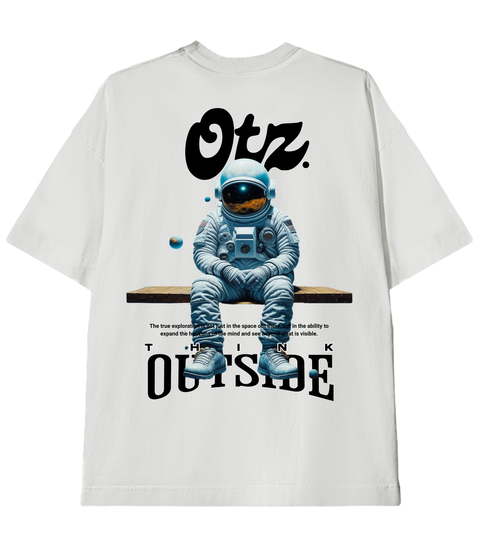 Camiseta Heavy Oversized Think Outside | Old Outsized
