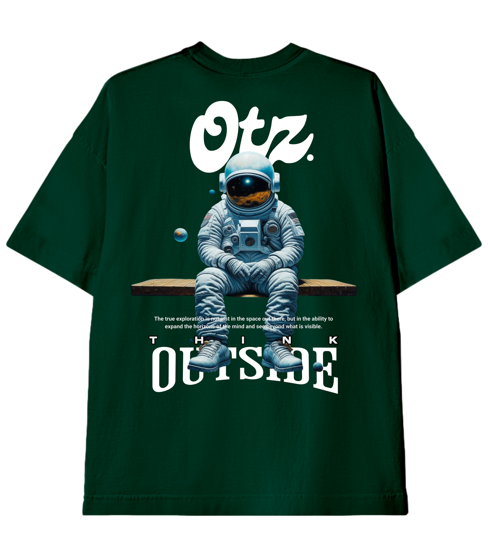 Camiseta Heavy Oversized Think Outside | Old Outsized