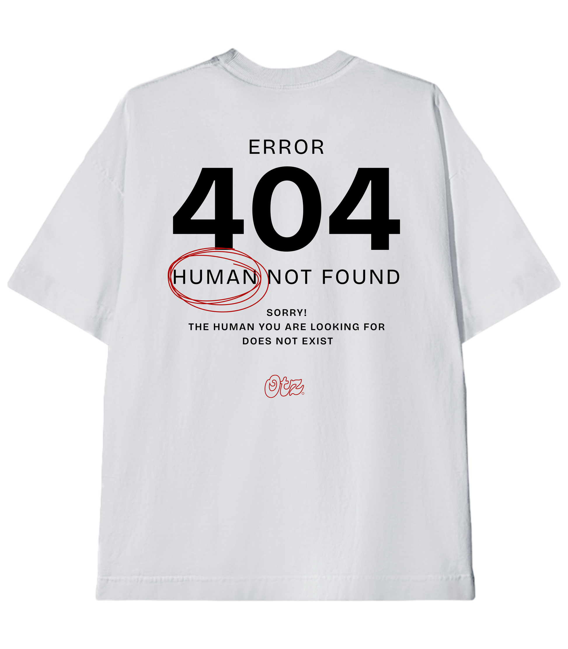 Camiseta Heavy Oversized Error 404 | Old Outsized