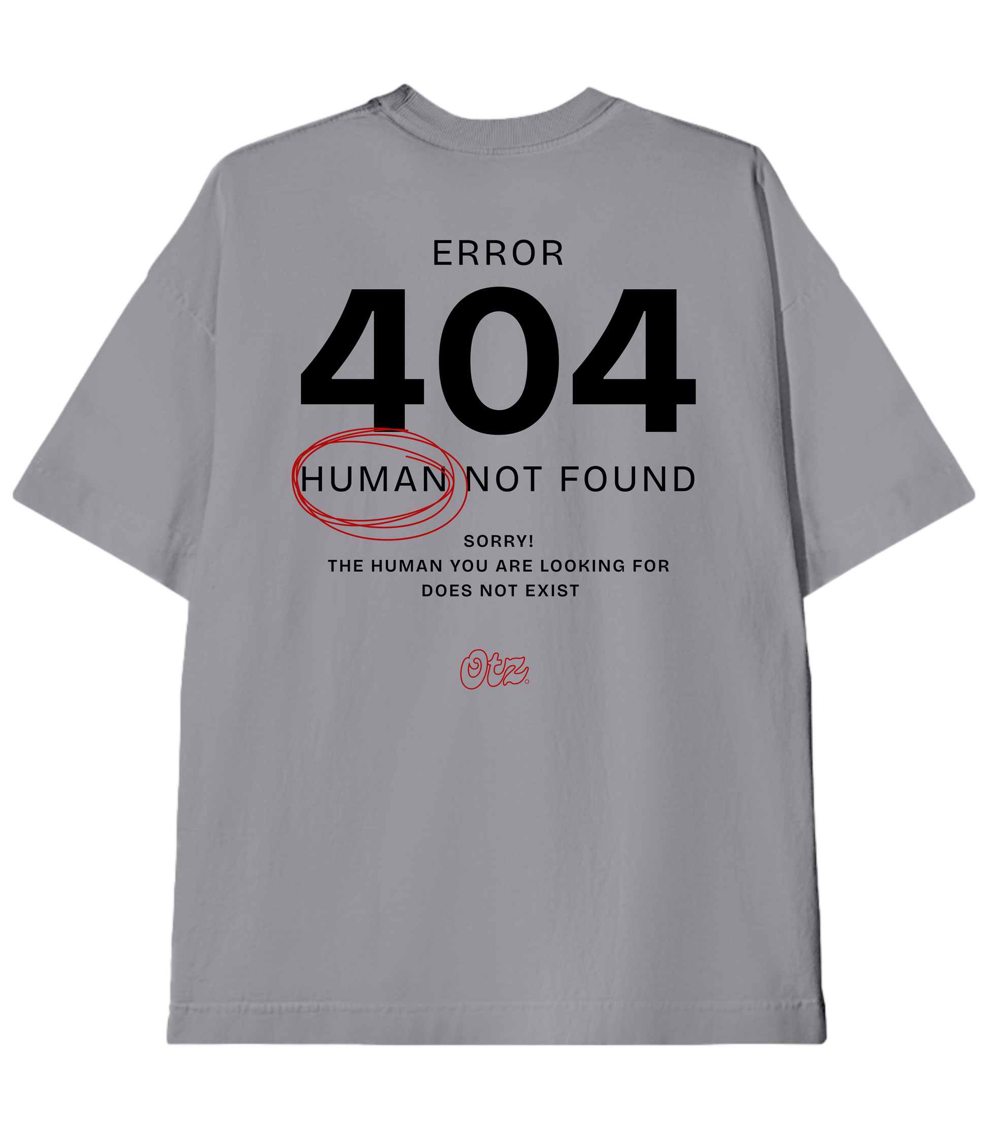 Camiseta Heavy Oversized Error 404 | Old Outsized
