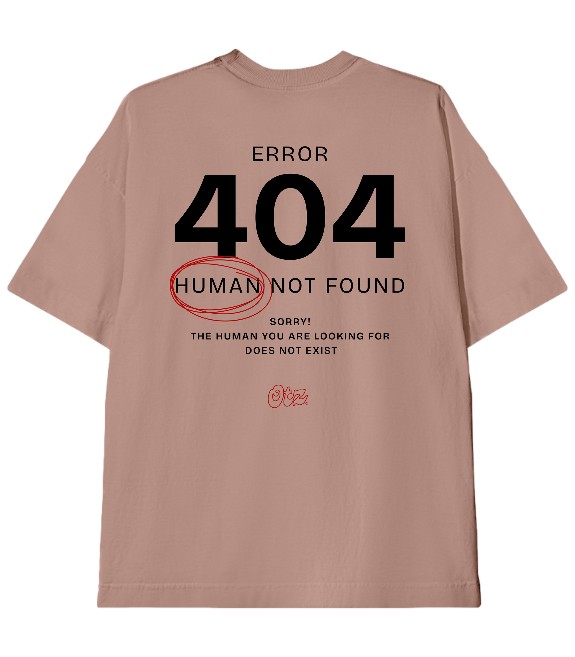 Camiseta Heavy Oversized Error 404 | Old Outsized