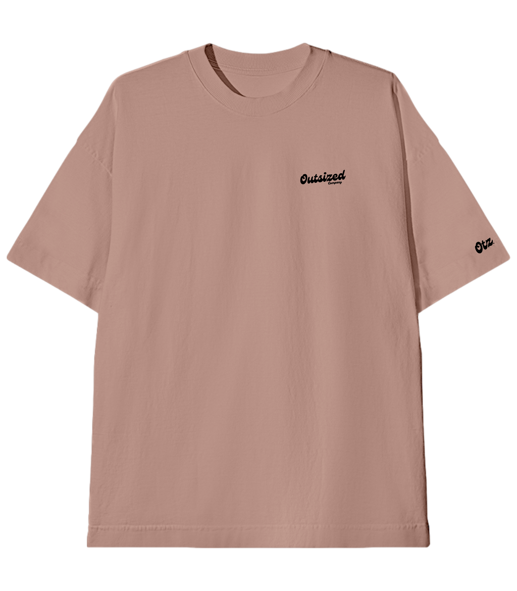 Camiseta Heavy Oversized Think Outside Flowers | Old Outsized