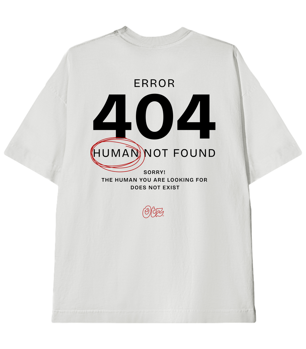 Camiseta Heavy Oversized Error 404 | Old Outsized