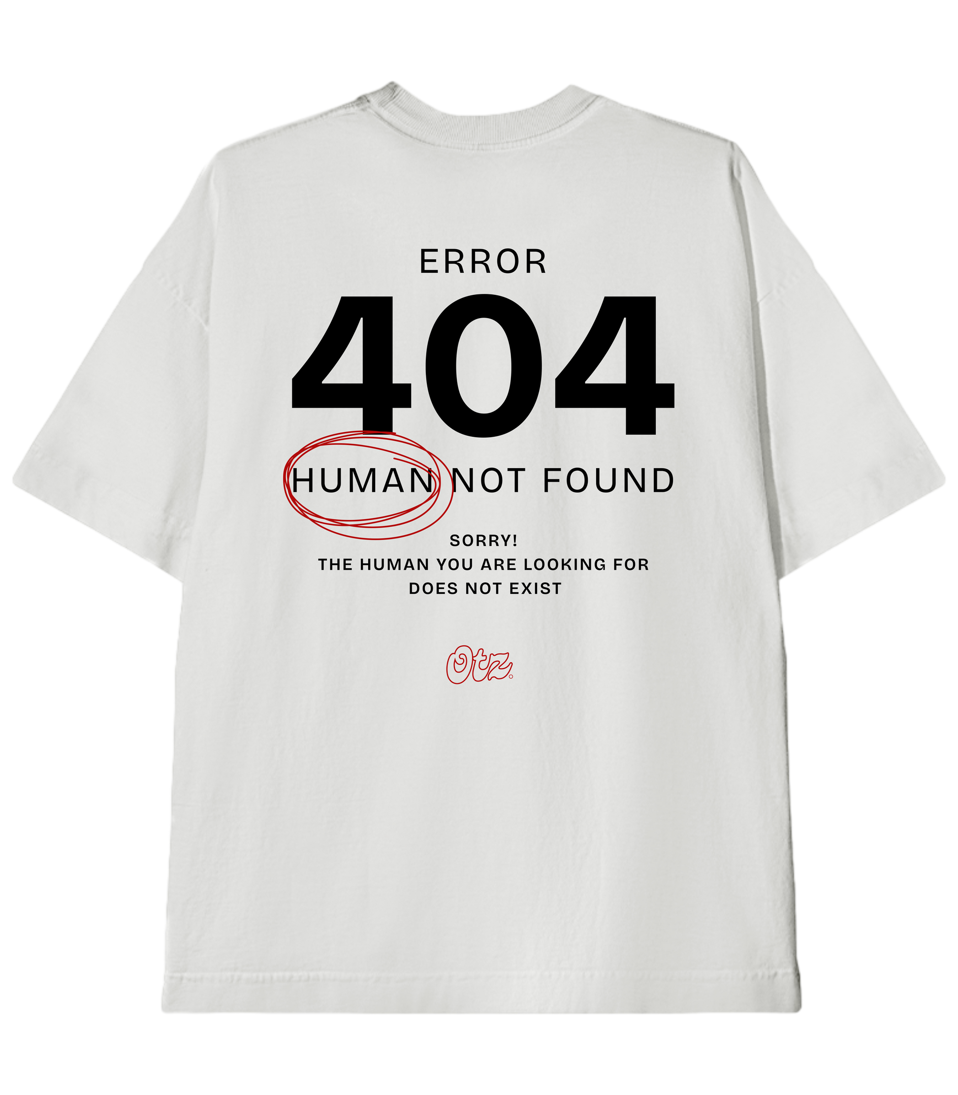 Camiseta Heavy Oversized Error 404 | Old Outsized