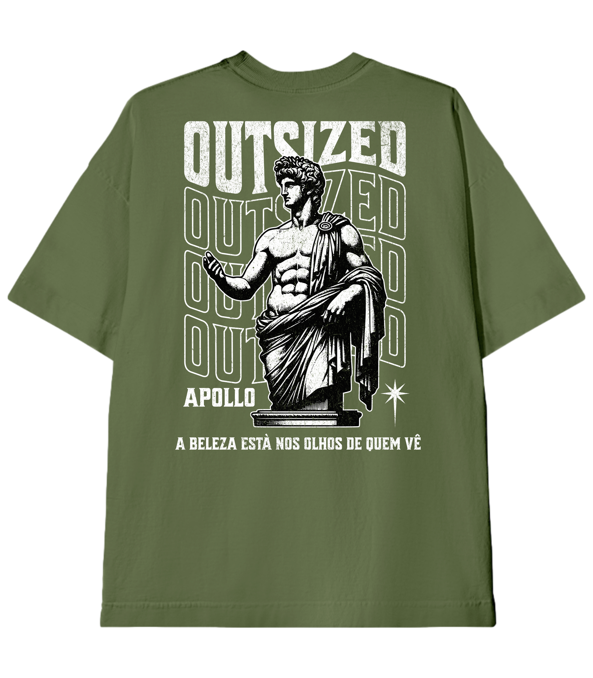 Camiseta Heavy Oversized Apollo God | Old Outsized